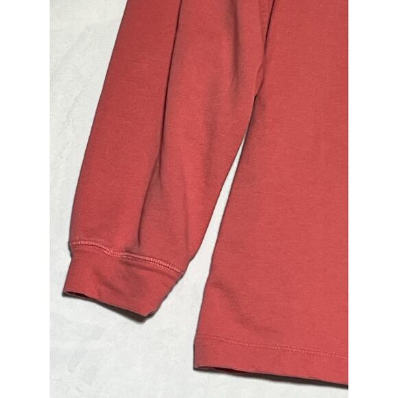 Vineyard Vines Long Sleeve Pullover Shirt Mens XXL Coral 1/4 Zip Mock Neck - Picture 6 of 12